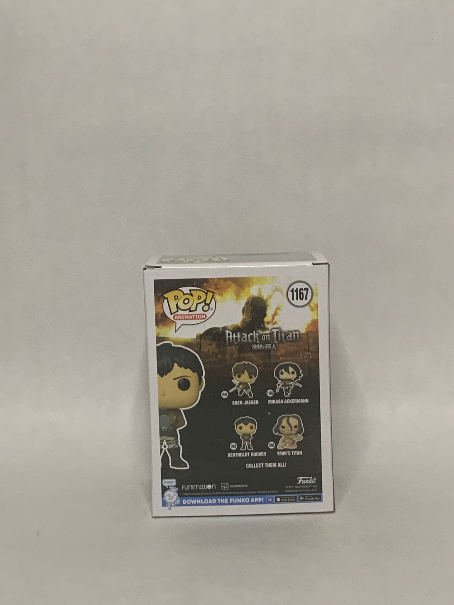 Funko Pop - Attack on Titan - Bertholdt Hoover 1167